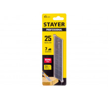Лезвия сегментированные Stayer Profi 25мм 5 шт/уп.