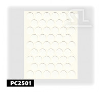 Заглушка самокл. PACIFIC 14mm Parlak beyaz