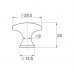 Ручка кнопка FK708-knob, матовый черный
