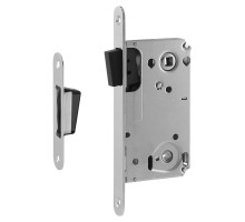 Корпус замка магн. 13М-90 мм, Нора-М, хром, под фиксатор