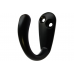 Крючок мебельный Trodos DMZ-31304 1-рожковый, ЦАМ, черный никель брашированный матов