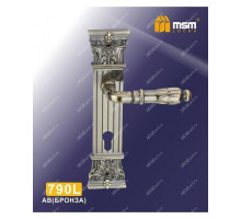 Ручка на планке MSM 790 L AB (бронза)