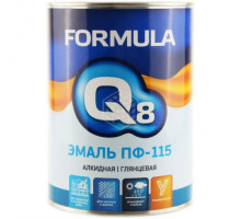 FORMULA Q8 Эмаль ПФ 115  вишневая 0,8 кг